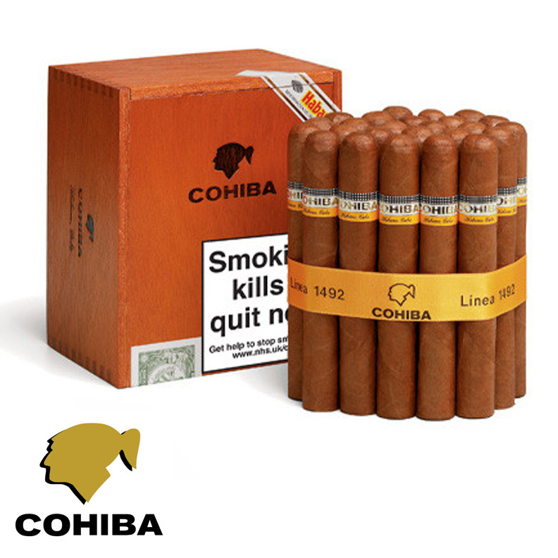 Charuto Cohiba siglo VI gramado e canela