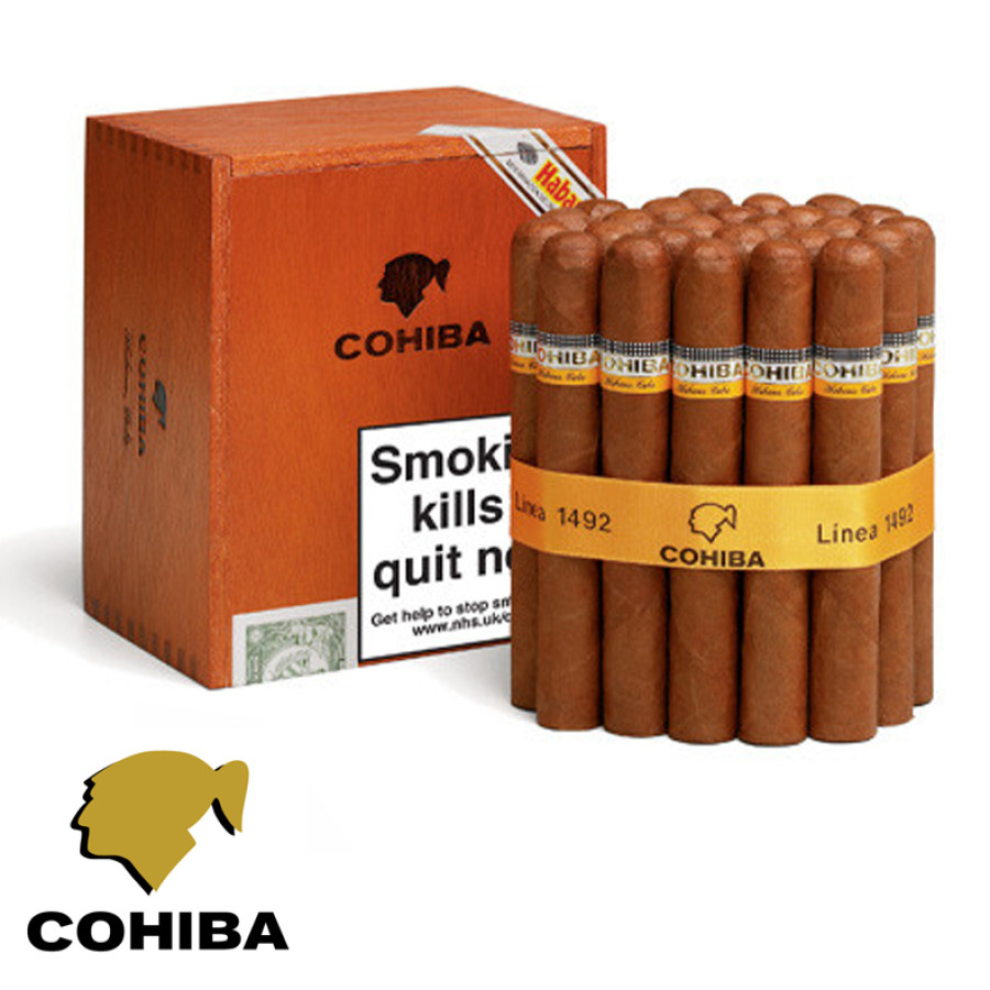 Charuto Cohiba siglo VI gramado e canela