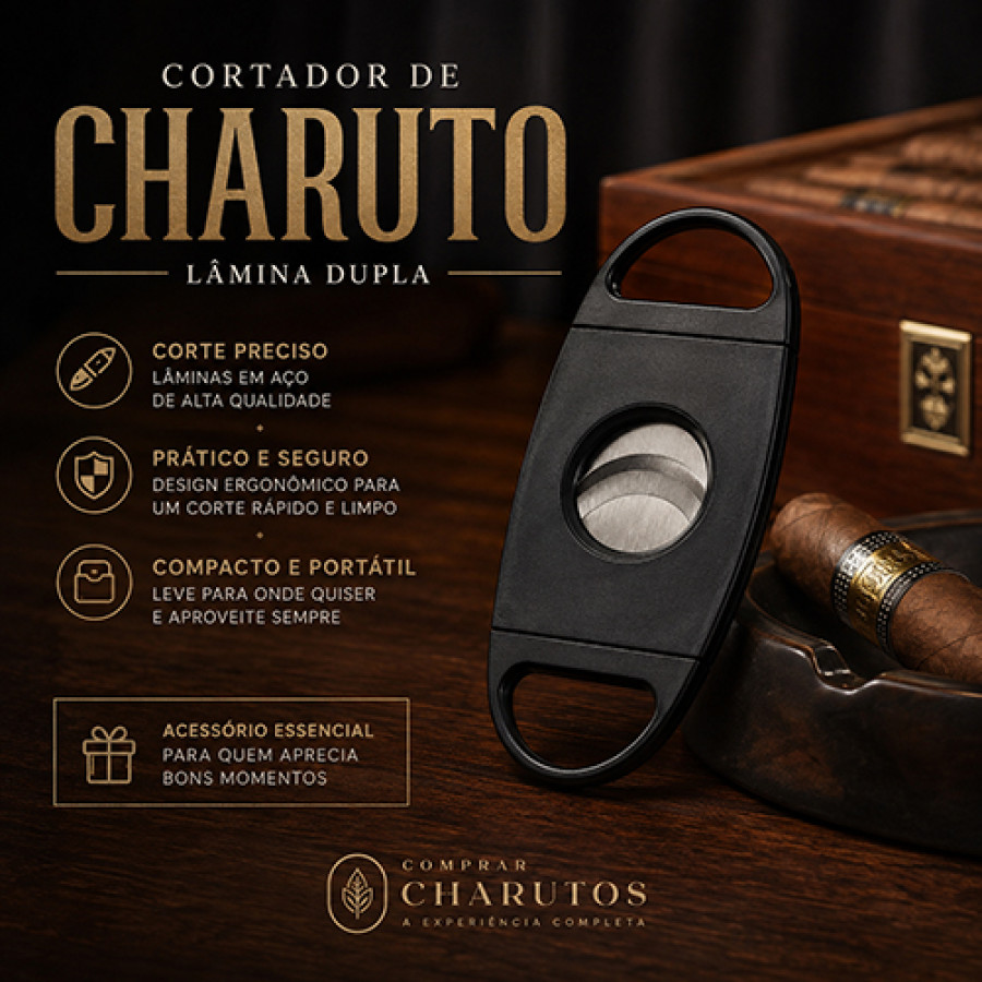 Cortador de Charuto Lâmina Dupla Gramado e canela, RS